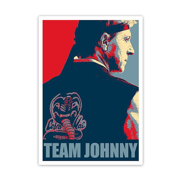 Pegatinas: Cobra Kai Team Johnny