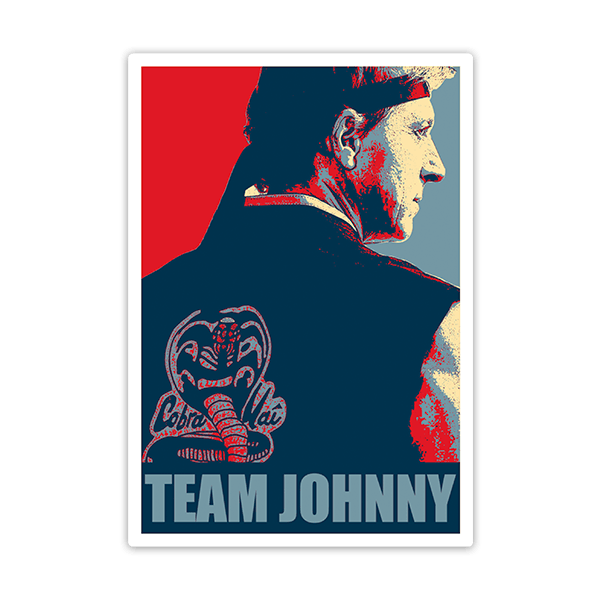 Pegatinas: Cobra Kai Team Johnny