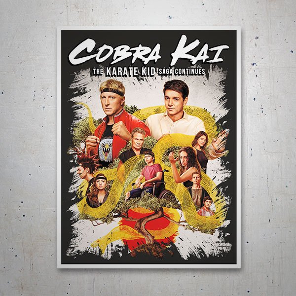 Pegatinas: Cobra Kai The Karate Kid Saga Continues