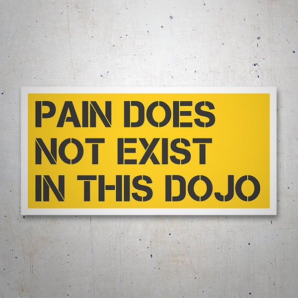 Pegatinas: Cobra Kai Pain does not Exist in this Dojo