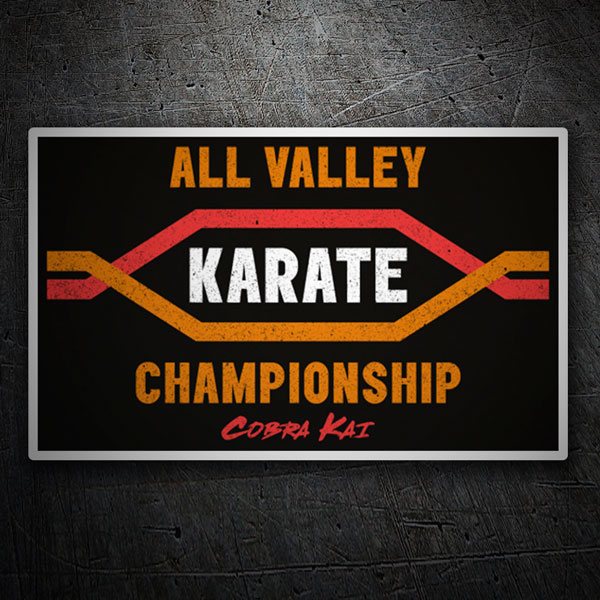 Pegatinas: Cobra Kai All Valley Championship 1