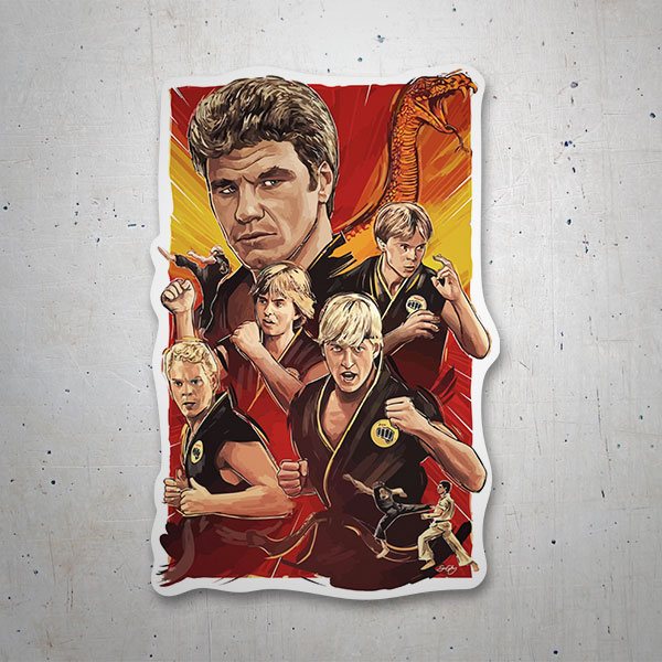 Pegatinas: Cobra Kai Equipo