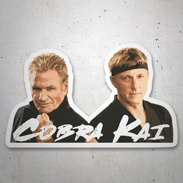 Pegatinas: Cobra Kai, John Kresse y Johnny Lawrence 