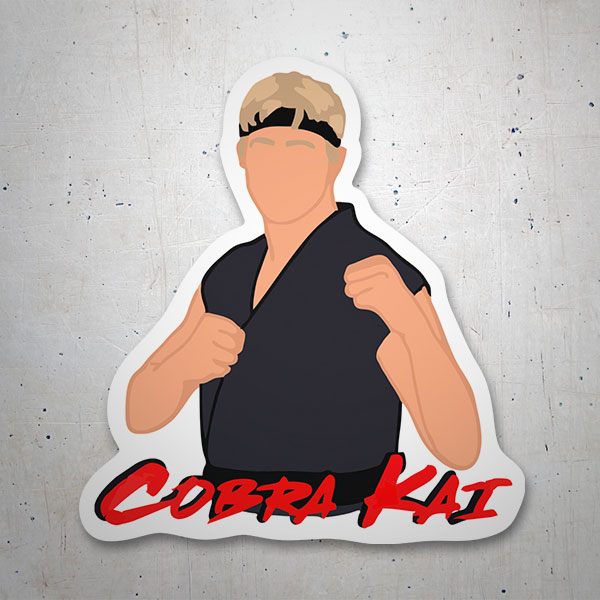 Pegatinas: Cobra Kai Johnny Lawrence Dibujo II