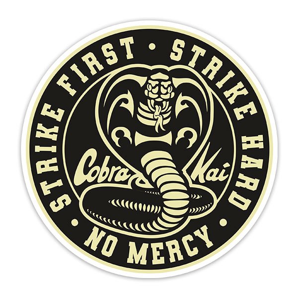 Pegatinas: Cobra Kai Logo circular