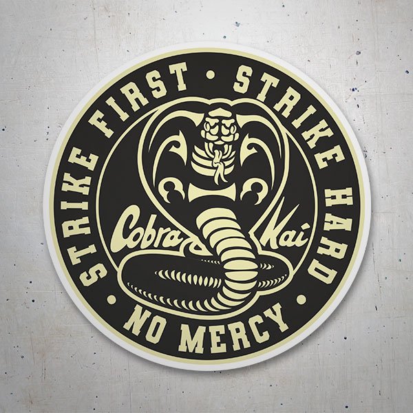 Pegatinas: Cobra Kai Logo circular