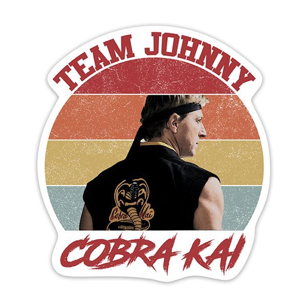 Pegatinas: Cobra Kai Team Johnny II