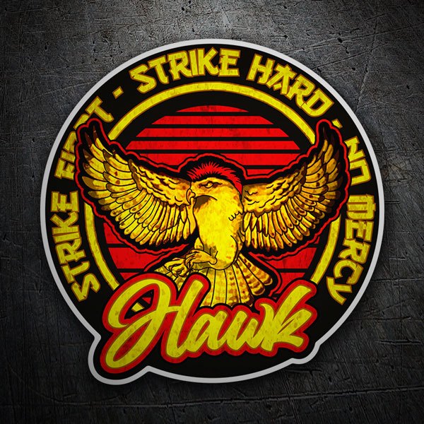Pegatinas: Cobra Kai Hawk Águila