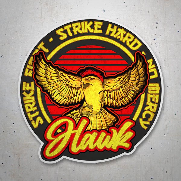 Pegatinas: Cobra Kai Hawk Águila