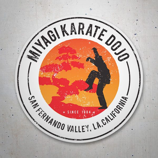 Pegatinas: Cobra Kai Miyagi Karate Dojo