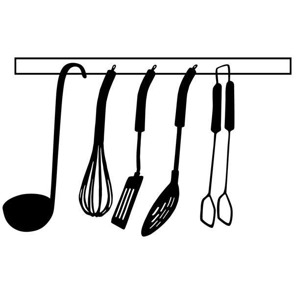 Vinilos para cocina utensilios para cocinar | TeleAdhesivo.com