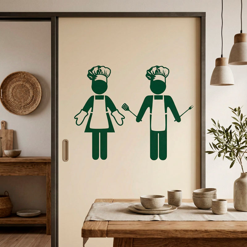 Cocinera y cocinero 8