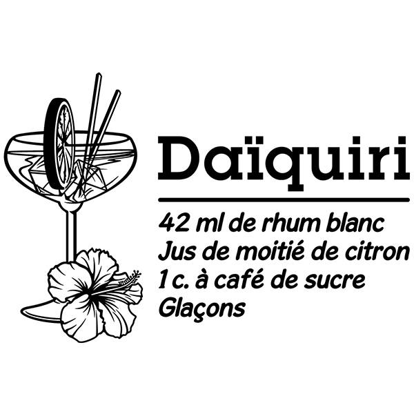 Vinilos Decorativos: Cocktail Daïquiri - francés