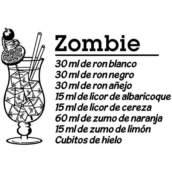 Vinilos Decorativos: Cocktail Zombie - español