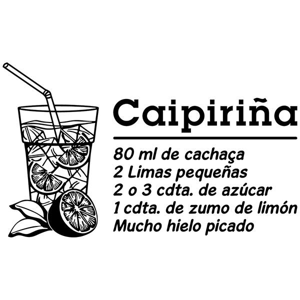 Vinilos Decorativos: Cocktail Caipiriña - español