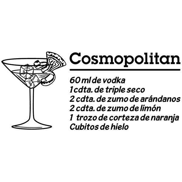 Vinilos Decorativos: Cocktail Cosmopolitan - español