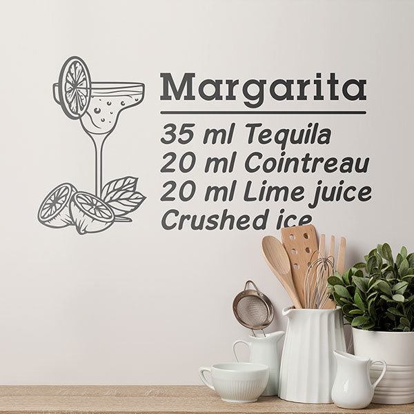 Vinilos Decorativos: Cocktail Margarita - inglés