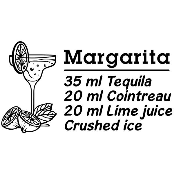 Vinilos Decorativos: Cocktail Margarita - inglés