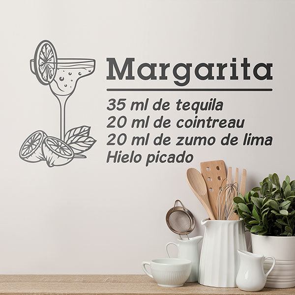 Vinilos Decorativos: Cocktail Margarita - español