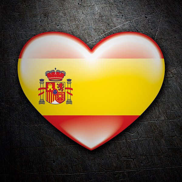 Pegatinas: Corazón España