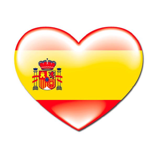 Pegatinas: Corazón España