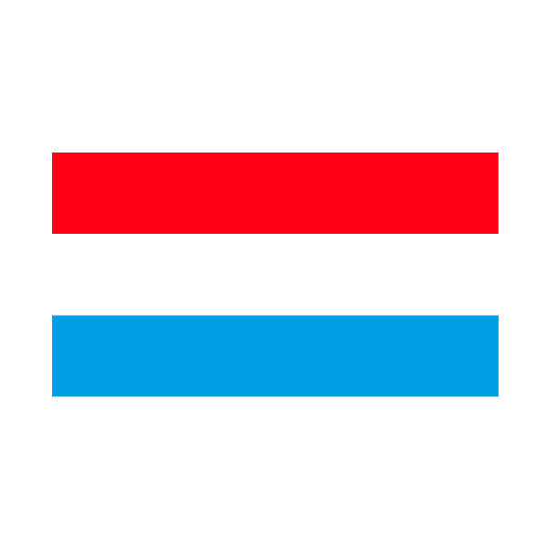 Pegatinas: Vinilo Bandera de Luxemburgo