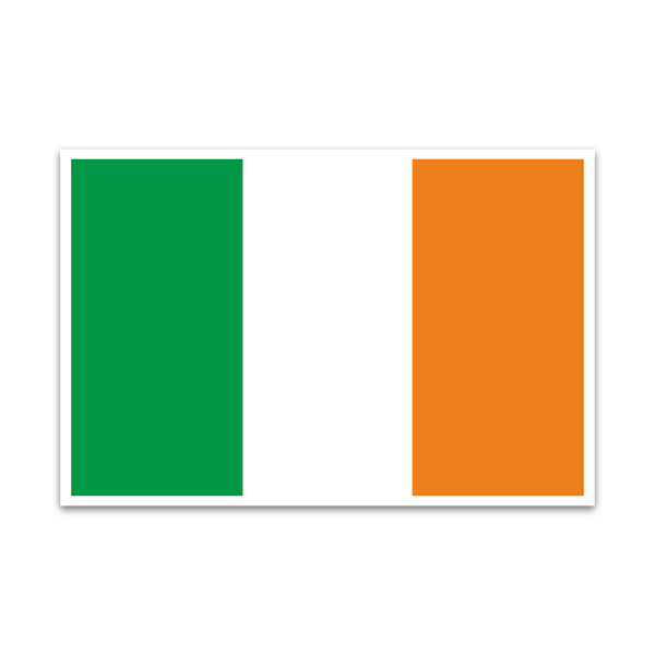 Pegatinas: Bandera Irlanda 0