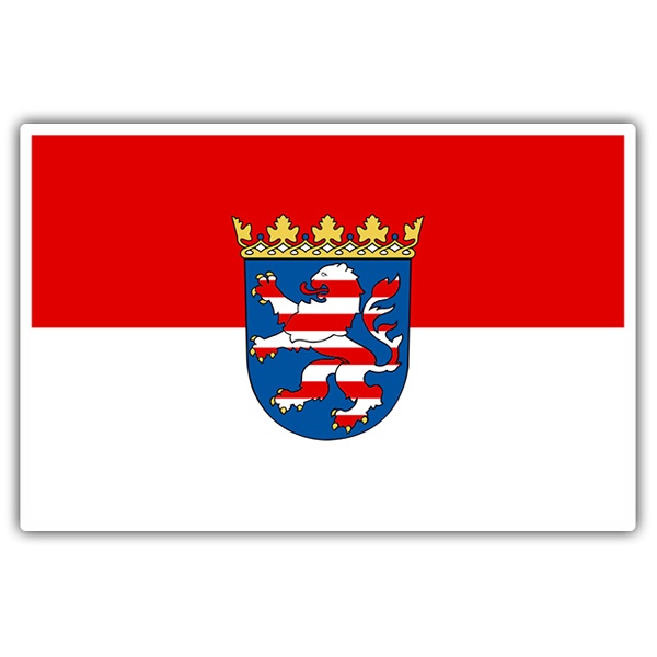 Pegatinas: Bandera Hesse