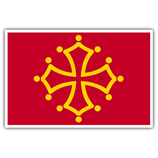 Pegatinas: Bandera Languedoc