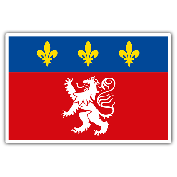 Pegatinas: Bandera Lyon