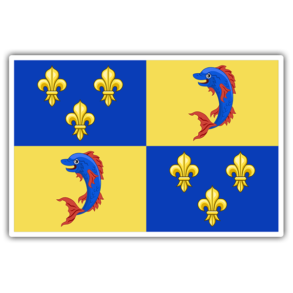 Pegatinas: Bandera Dauphine