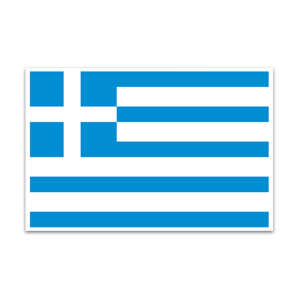 Pegatinas: Bandera de Grecia