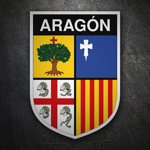 Pegatinas: Escudo Aragón 1