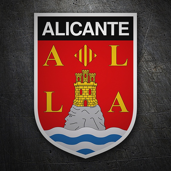 Pegatinas: Escudo Alicante 1