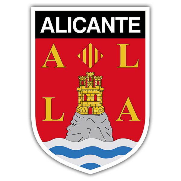 Pegatinas: Escudo Alicante