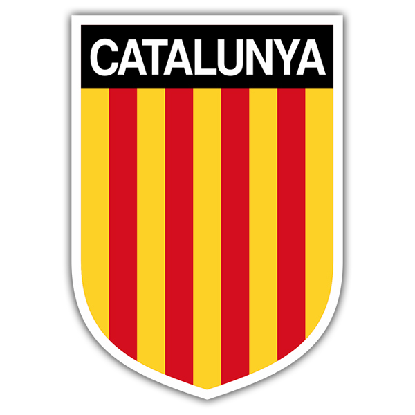 Pegatinas: Escudo Cataluña