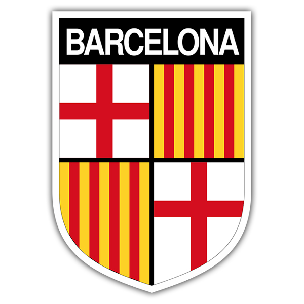 Pegatinas: Escudo Barcelona