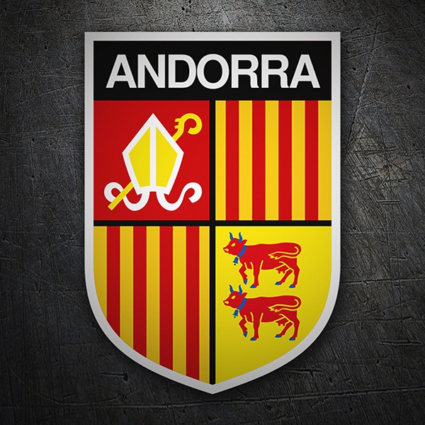 Pegatinas: Escudo Andorra