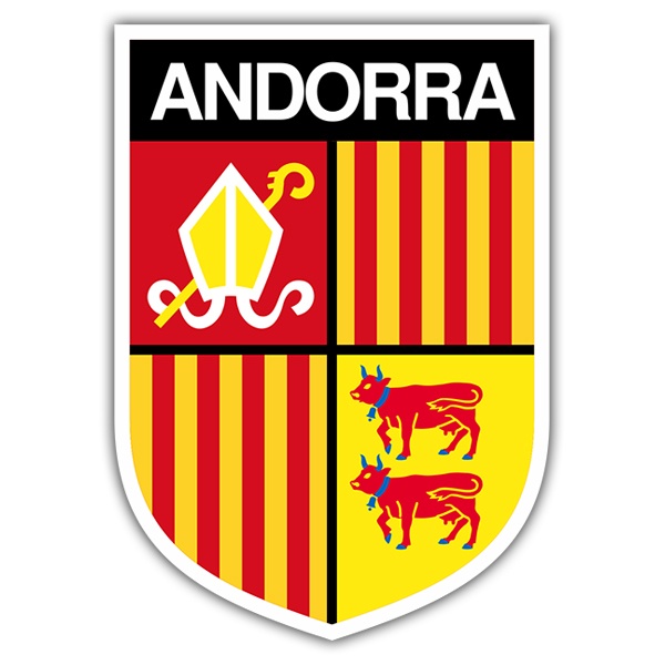 Pegatinas: Escudo Andorra