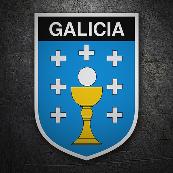 Pegatinas: Escudo Galicia 1