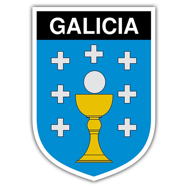 Pegatinas: Escudo Galicia