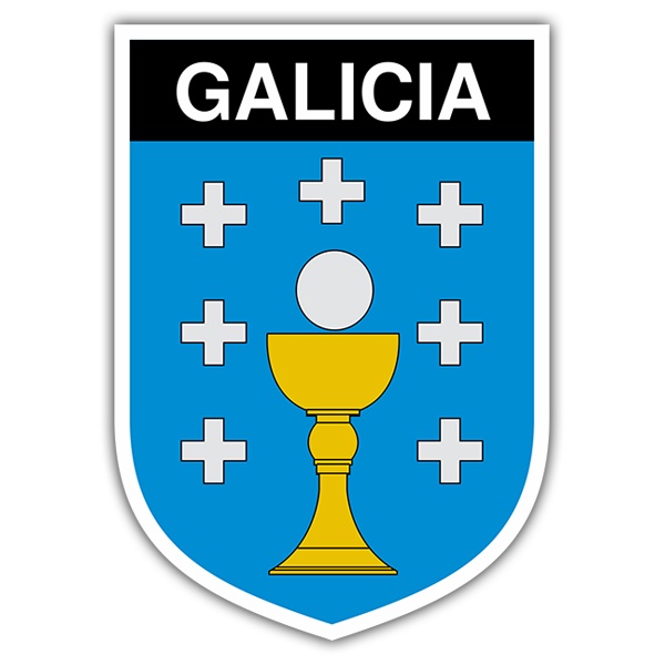 Pegatinas: Escudo Galicia