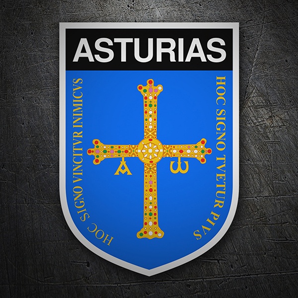 Pegatinas: Escudo Asturias