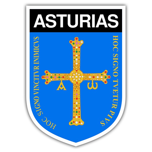 Pegatinas: Escudo Asturias