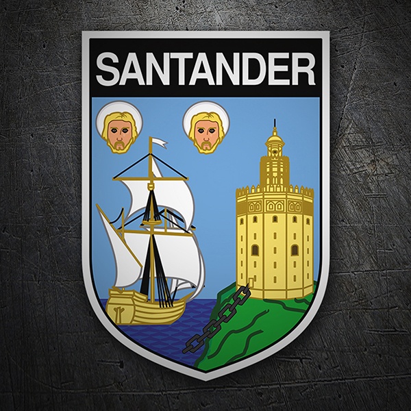Pegatinas: Escudo Santander 1