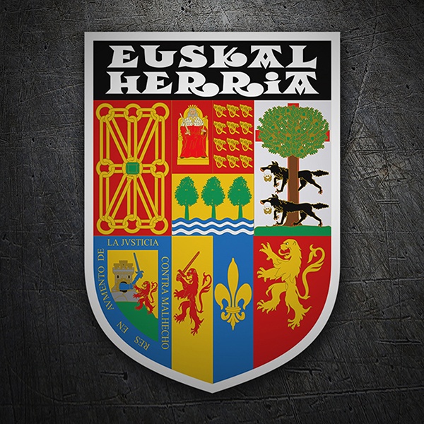 Pegatinas: Escudo tradicional Euskal Herria