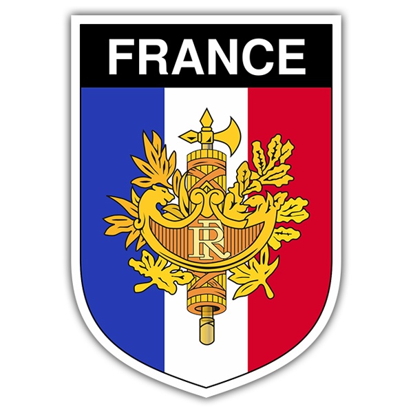 Pegatinas: Escudo Francia