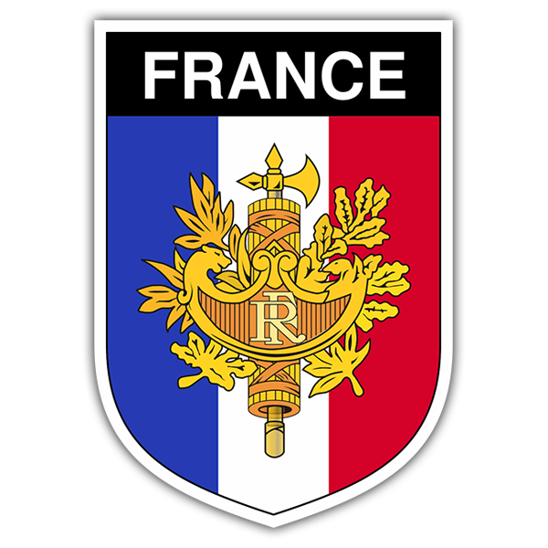 Pegatinas: Escudo Francia 0