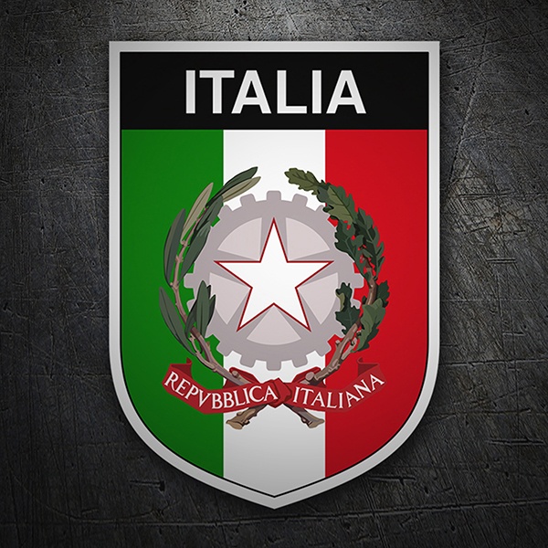 Pegatinas: Escudo Italia 1