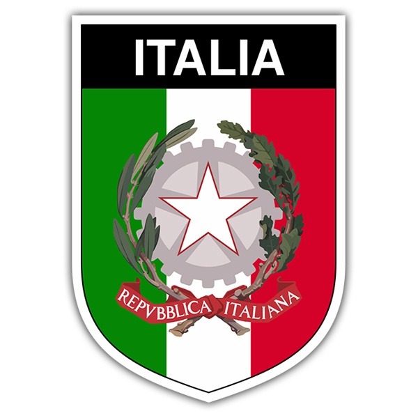 Pegatinas: Escudo Italia
